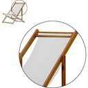 Ver imagem 2 de Espreguiçadeira Preguiçosa Dobrável Mel Sb-vermelho