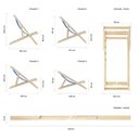 Ver imagem 5 de Espreguiçadeira Preguiçosa Dobrável Mel Sb-vermelho