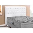 Ver imagem 2 de Cabeceira Casal Ana 140 Cm Cama Box Ana Corino Branco - Fm