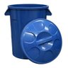 Balde 60 Litros Com Tampa Cores:Azul - 4