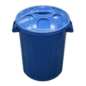 Balde 60 Litros Com Tampa Cores:Azul