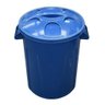 Balde 60 Litros Com Tampa Cores:Azul - 1