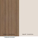 Ver imagem 2 de Balcão de Cozinha para Pia 120cm 2 Portas e 3 Gavetas sem Tampo Aspen Luciane Móveis Vanilla/beige