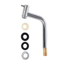 Ver imagem 5 de Torneira Banheiro Lavabo Metal Cromado Alta Bar-006