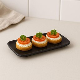 Jogo 6 Travessas Sushi 22x9cm Orgânico Preto Matte Cerâmica Porto Brasil - 5