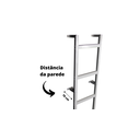 Ver imagem 6 de Escada de Alumínio tipo Marinheiro 1,50 m: Cinza