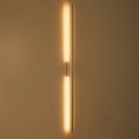 Ver imagem 3 de Arandela Led Linear 3000k 15w 100cm Alumínio Dourado Ar2109