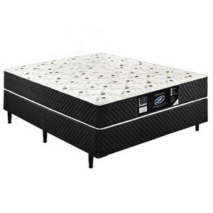 Cama Box Conjugado Casal Estrutura Ortopédica 138x188x44