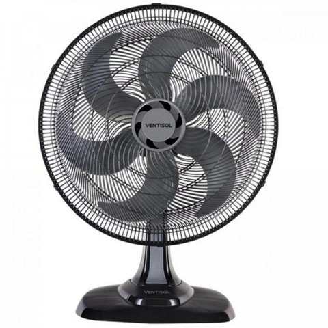 Ventilador de Mesa 50 Cm 127v Turbo6 Preto Ventisol