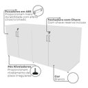 Ver imagem 3 de Armário Duplo Baixo para Escritório / Home Office