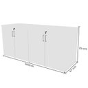 Ver imagem 4 de Armário Duplo Baixo para Escritório / Home Office