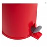 Lixeira Viel Pp C/pedal 05l. Vermelha - 3486 - 3