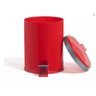 Lixeira Viel Pp C/pedal 05l. Vermelha - 3486 - 4
