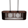Luminária Pendente Veneza Modelo Ripado -:Marrom - 3