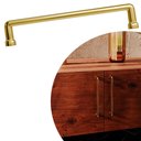 Ver imagem 1 de Puxador Norbello Il 1740 - Ouro Real - 96mm