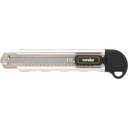 Ver imagem 4 de Estilete Largo 18mm Corpo Alumínio Com Guia Metálica Botão T