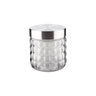 Pote De Vidro Com Tampa Inox Bubble 0,5L Euro Home - 1