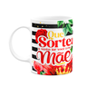 Caneca Floral Mães - que Sorte a Minha Ter Você como Mãe - 1