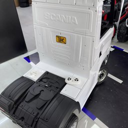 Carrinho Caminhão Elétrico Infantil 12v Truck Scania 4x4 com Controle Remoto - 4