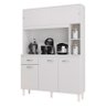 Cozinha Kit Duda 120 cm Branco – Poquema - 1