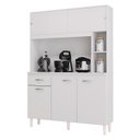 Ver imagem 1 de Cozinha Kit Duda 120 cm Branco – Poquema