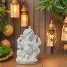 Escultura Ganesha Decorativo em Po de Marmore 16,5cm - 4