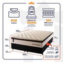 Ver imagem 6 de Cama Box Quartzo Molas Ensacadas Queen 158x198 King House