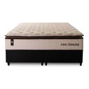 Ver imagem 2 de Cama Box Quartzo Molas Ensacadas Queen 158x198 King House