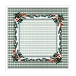 Toalha de Mesa Natalina Elegância Festiva 1,40x140cm 197031 - 1