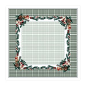 Toalha de Mesa Natalina Elegância Festiva 1,40x140cm 197031
