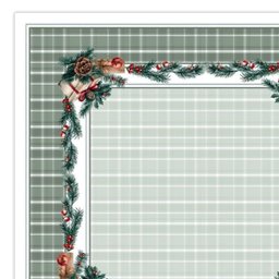 Toalha de Mesa Natalina Elegância Festiva 1,40x140cm 197031 - 2