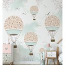 Ver imagem 4 de Papel de parede infantil balão rosa menina quarto de bebê PP09