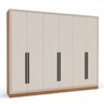 Guarda-Roupa 6 Portas 4 Gavetas Móveis Valência - 2