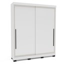 Ver imagem 2 de Guarda-Roupa 2 Portas de Correr 2 Gavetas Móveis Valência Branco