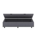 Ver imagem 1 de Box Baú Blindado Corino - Solteirão 98x198x38- Novo:cinza