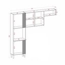 Ver imagem 2 de Cozinha Compacta Juma com 5 Portas e 1 Nicho Cinamomo Branco Aramóveis