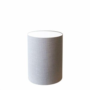 Cúpula Abajur Cilíndrica Cp-7004 Ø15x25cm Rústico Cinza