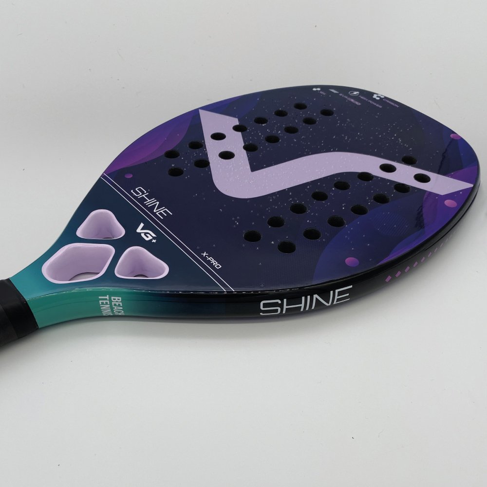 Raquete de Beach Tennis Shine 12K Carbon VG Plus - 3
