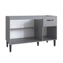 Ver imagem 2 de Balcão 3 Portas 1 Gaveta 78cm x 120cm x 52cm Light Cinza