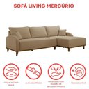 Ver imagem 7 de Sofá 4 Lugares com Chaise Lado Direito 300cm em Linho Mercúrio Bege