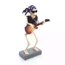 Caveira Roger Decorativa com Som e Movimento 35cm Halloween - 2