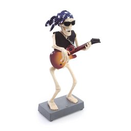 Caveira Roger Decorativa com Som e Movimento 35cm Halloween - 4