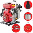 Ver imagem 1 de Motobomba Kawashima KWP12 À Gasolina 2,4HP 97cc 4T Para Irrigação e Transferência de Água