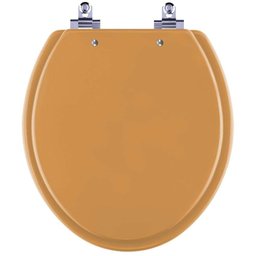 Assento Sanitário Laqueado Soft Close Azalea Amarelo Terra para Vaso Celite - 1 Assento Sanitário Laqueado Soft Close Azalea Amarelo Terra para Vaso Celite - 1