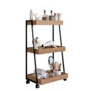 Ver imagem 7 de Carrinho Organizador Multiuso 03 Prateleiras P1032 Mel Pp Milani Store Mel