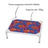 Cama Cachorro Suspensa Lavável 70x50 M Van Gogh Buddy Toys Cama Suspensa Para Cachorro Estampa Cães  - 2
