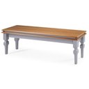 Ver imagem 1 de Banco De Madeira Manchester Largura 100cm Cor Laca Cinza