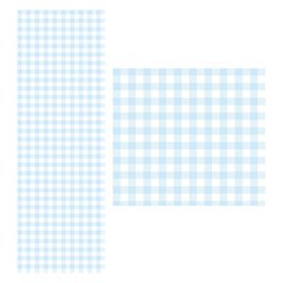 Papel de Parede Adesivo Xadrez Azul 1,5 Metros o Rolo Np371 - 1