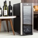 Ver imagem 2 de Adega Climatizada Electrolux 12 Garrafas Acb12 Alumínio Escovado Preto Bivolt