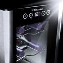 Ver imagem 3 de Adega Climatizada Electrolux 12 Garrafas Acb12 Alumínio Escovado Preto Bivolt
